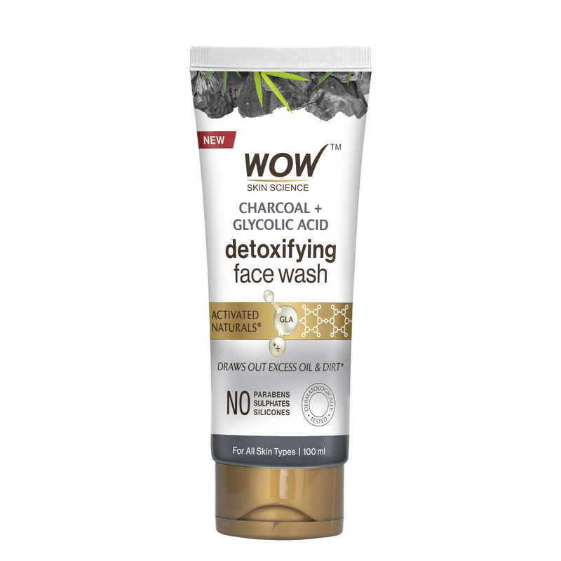 Wow Skin Science Activated Charcoal Face Wash Gel  Grab2Buy Wow Skin Science Grab2Buy