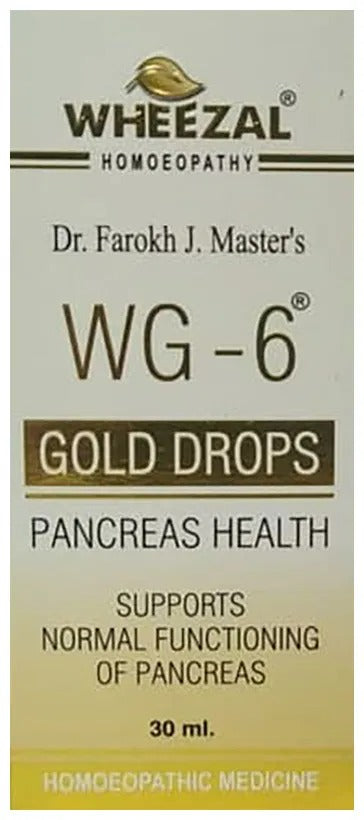 Wheezal Homeopathy WG-6 Gold Drops - Grab2buy