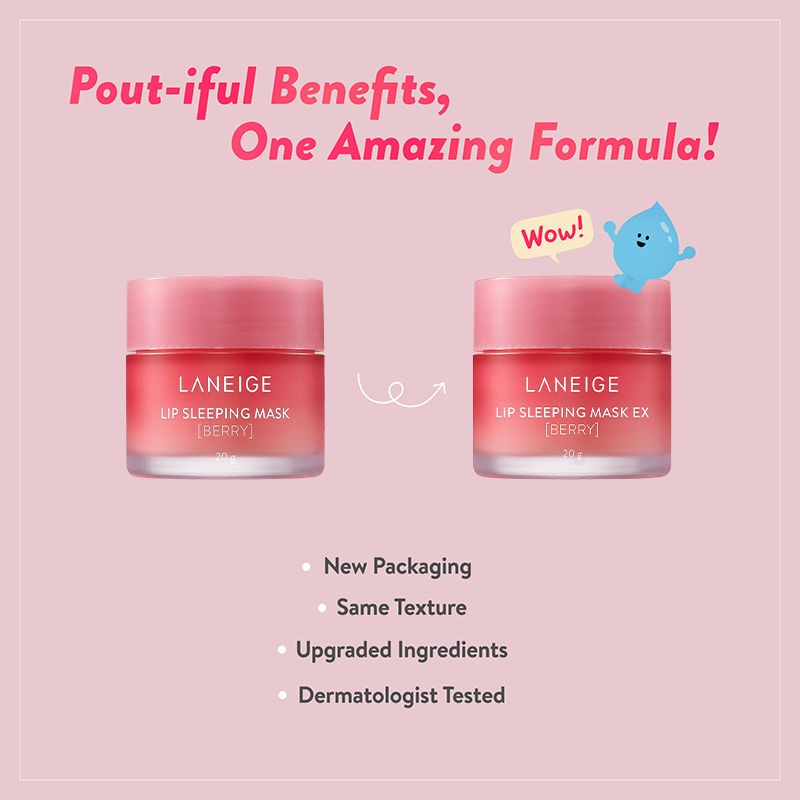Laneige Lip Sleeping Mask Berry - Korean skincare | Swadesiicart
