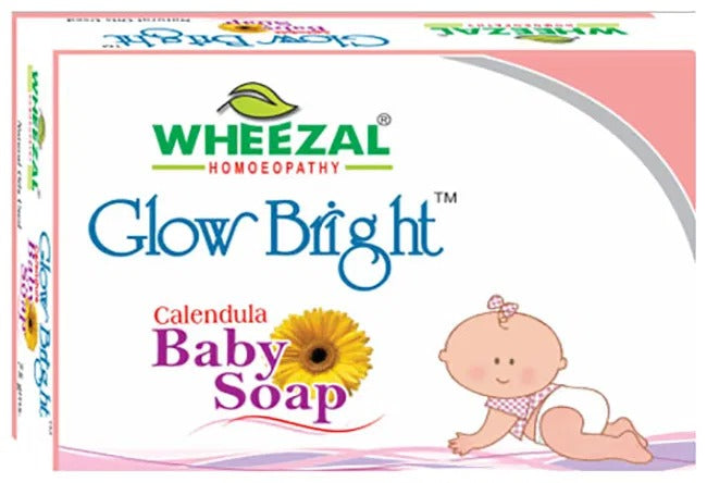 Wheezal Glow Bright Calendula Baby Soap - Grab2buy