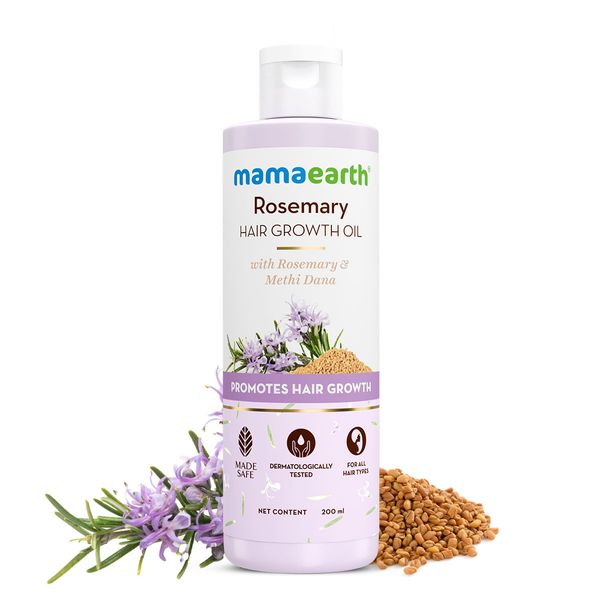 Mamaearth Rosemary Hair Growth Oil with Rosemary & Methi Dana 