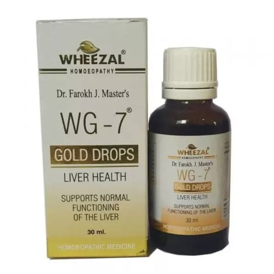 Wheezal Homeopathy WG-7 Gold Drops - Grab2buy