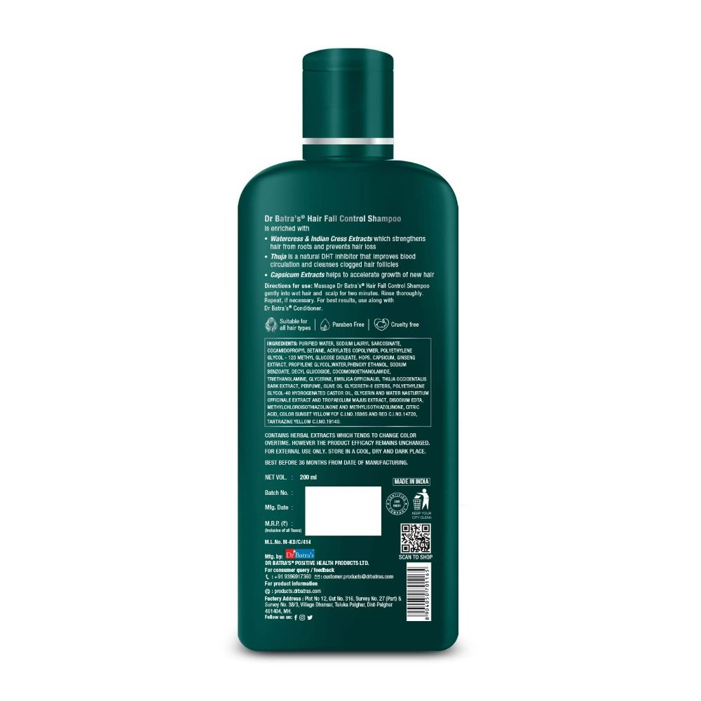 Dr. Batra's Dandruff Cleansing Shampoo Enriched With Thuja - Grab2buy