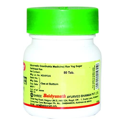Baidyanath Garbhapal Ras 80 Tab - Grab2buy