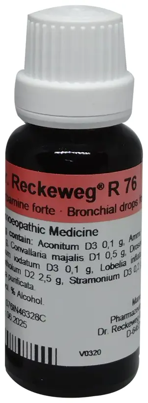 Dr. Reckeweg R76 Herbamine Forte - Asthma Forte Drops 