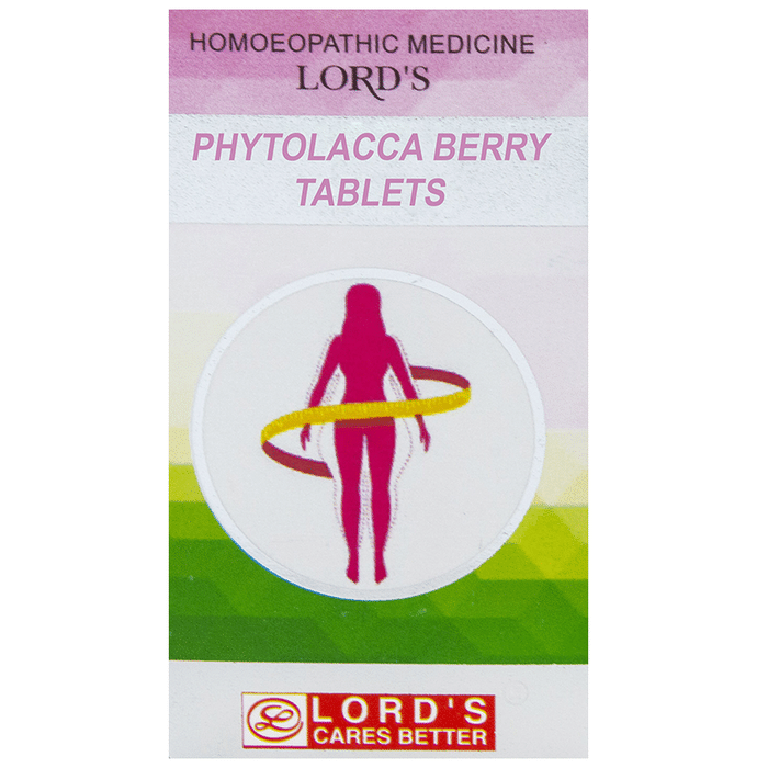 Lord's Homeopathy Phytolacca Berry Tablets 