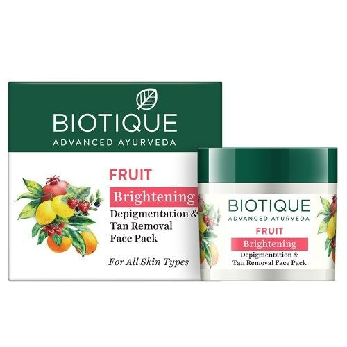 Biotique Bio Fruit Whitening & Depigmentation & Tan Removal Face Pack  Grab2Buy Biotique Grab2Buy
