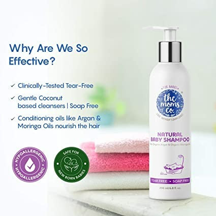 The Moms Co Natural Baby Shampoo - Grab2buy