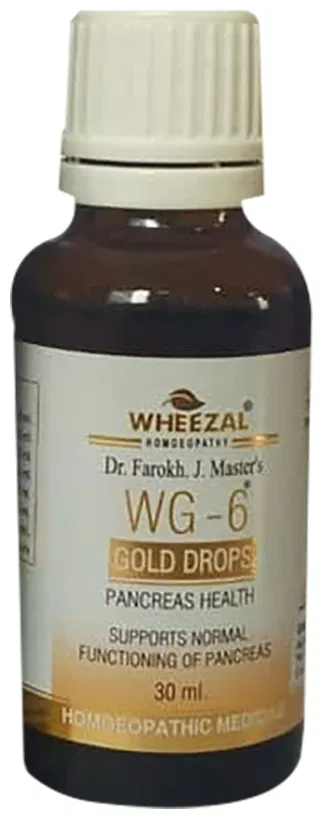 Wheezal Homeopathy WG-6 Gold Drops - Grab2buy