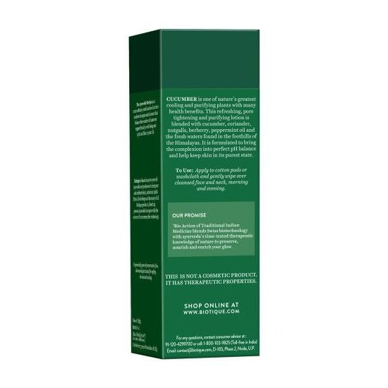 Biotique Bio Cucumber Pore Tightening Freshener With Himalayan Waters - Grab2buy