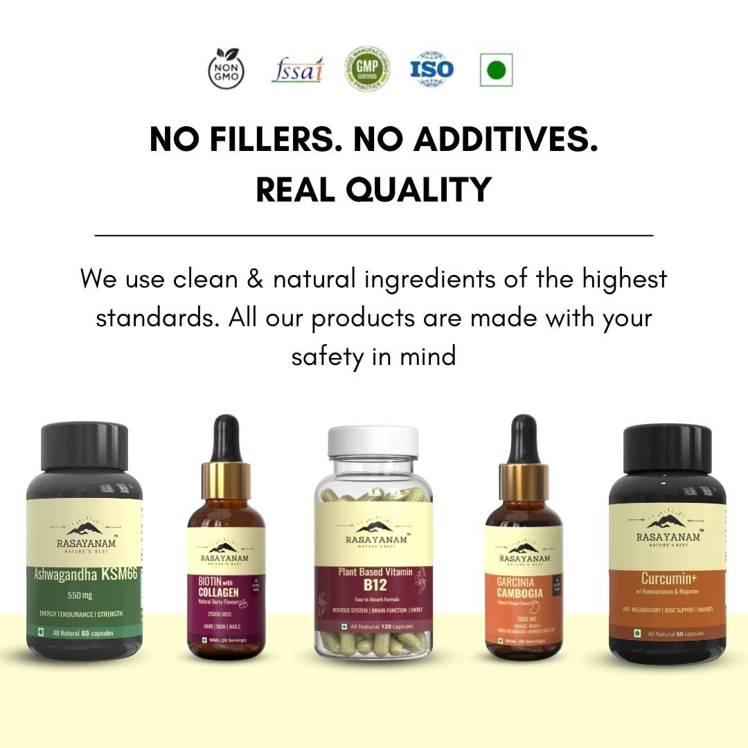 Rasayanam Ashwagandha KSM-66 Capsules - Grab2buy