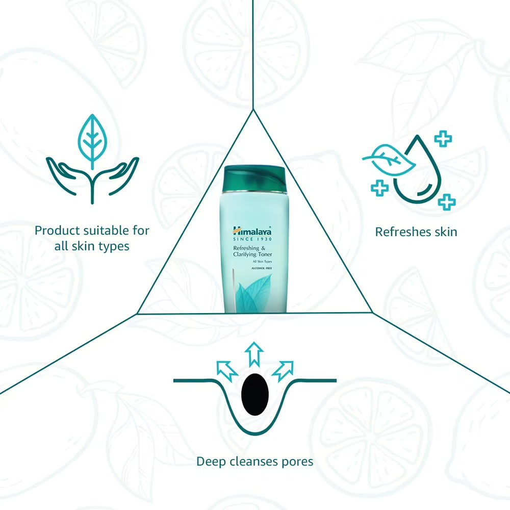Himalaya Herbals Refreshing & Clarifying Toner - Distacart