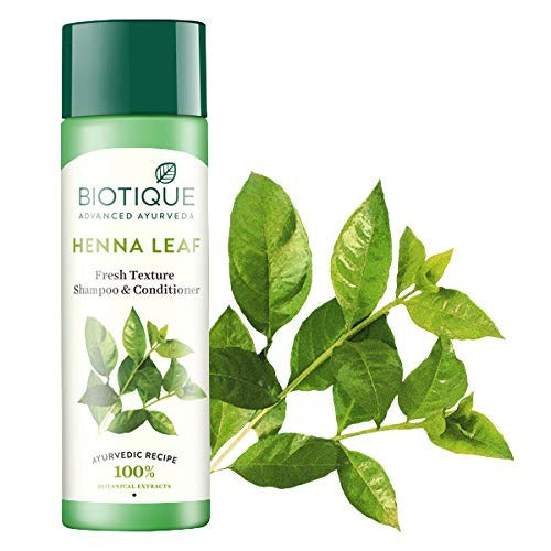 Biotique Bio Henna Leaf Fresh Texture Shampoo and Conditioner - Grab2buy