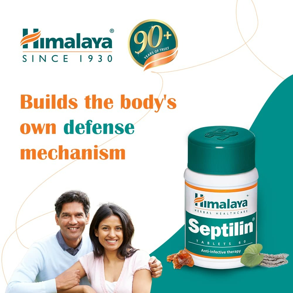 Himalaya Septilin Tablets – Ayurvedic Immunity Booster & Infection Defense 