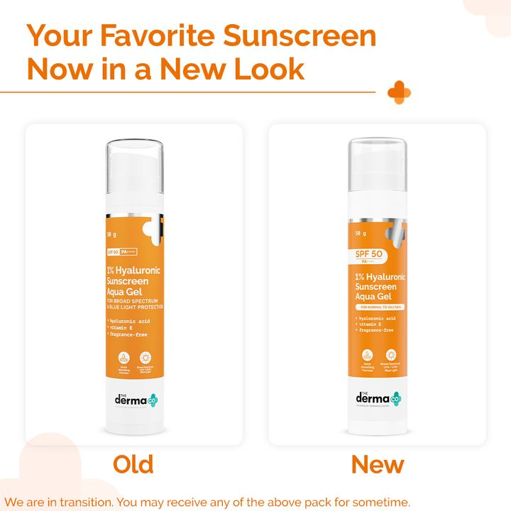 The derma co 1% Hyaluronic sunscreen oil free gel with SPF 50 & PA++++  Grab2Buy The Derma Co Grab2Buy
