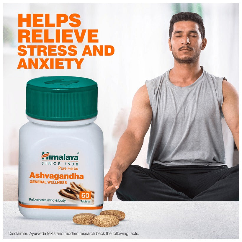 Himalaya Ashvagandha Tablets - General Wellness - Distacart