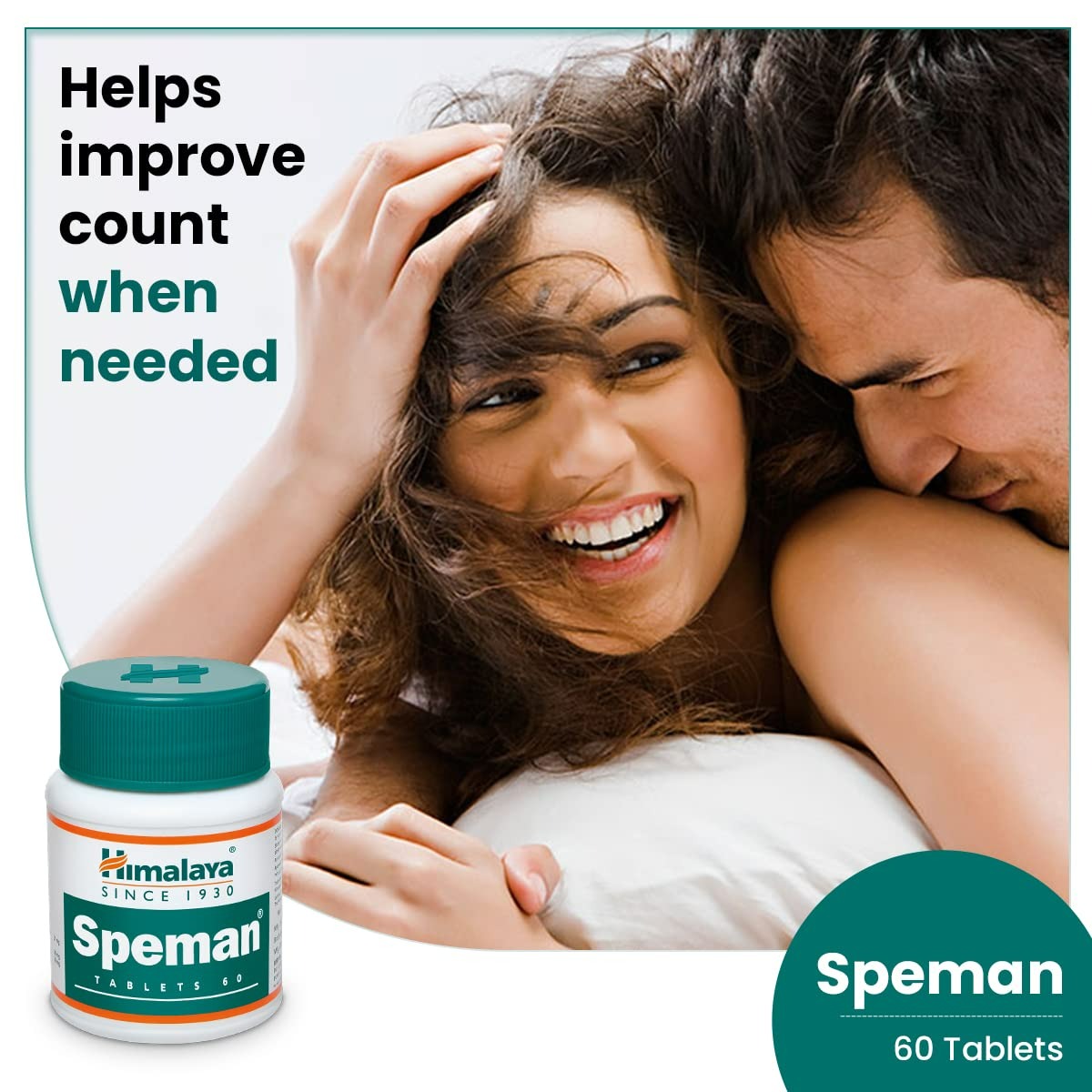 Himalaya Speman Tablets | Ayurvedic Male Reproductive Health & Sperm Quality Support 