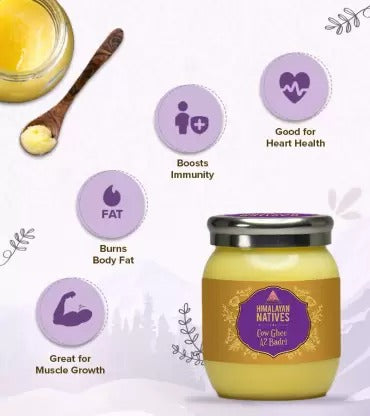 Himalayan Natives A2 Badri Cow Ghee | 100% Desi Cow Ghee | Vedic Bilona Method Ghee 