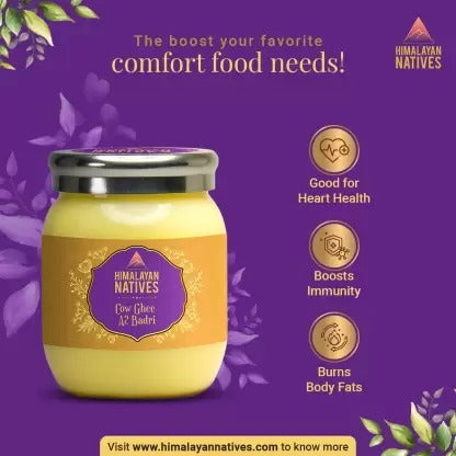 Himalayan Natives A2 Badri Cow Ghee | 100% Desi Cow Ghee | Vedic Bilona Method Ghee 