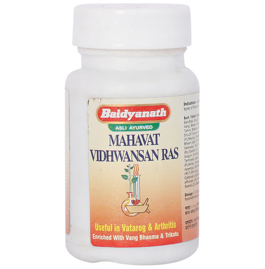 Baidyanath Jhansi Mahavat Vidhwansan Ras 80 Tabs | Grab2Buy