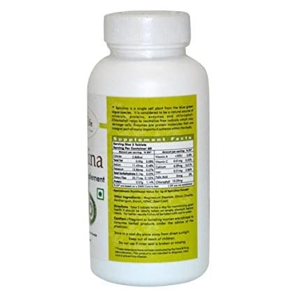 Ayurvedic Life Spirulina Tablets 