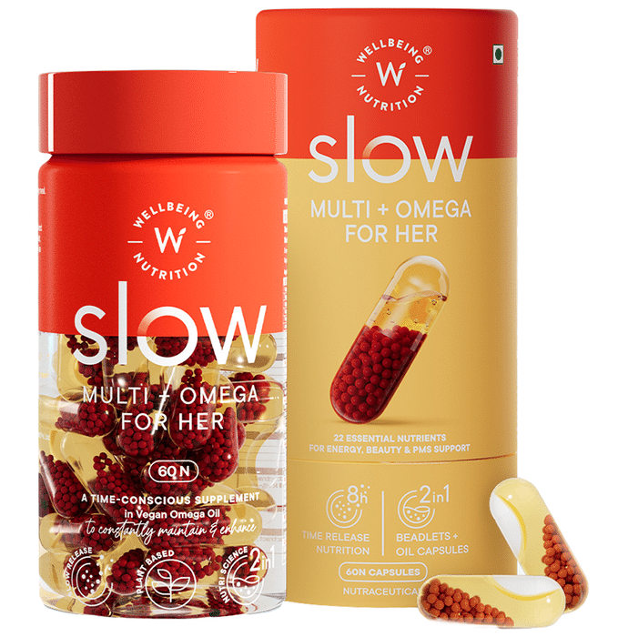 Wellbeing Nutrition Slow Multi + Omega for Her Capsules - Grab2buy