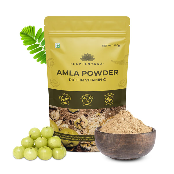 Saptamveda Organic Amla Powder 