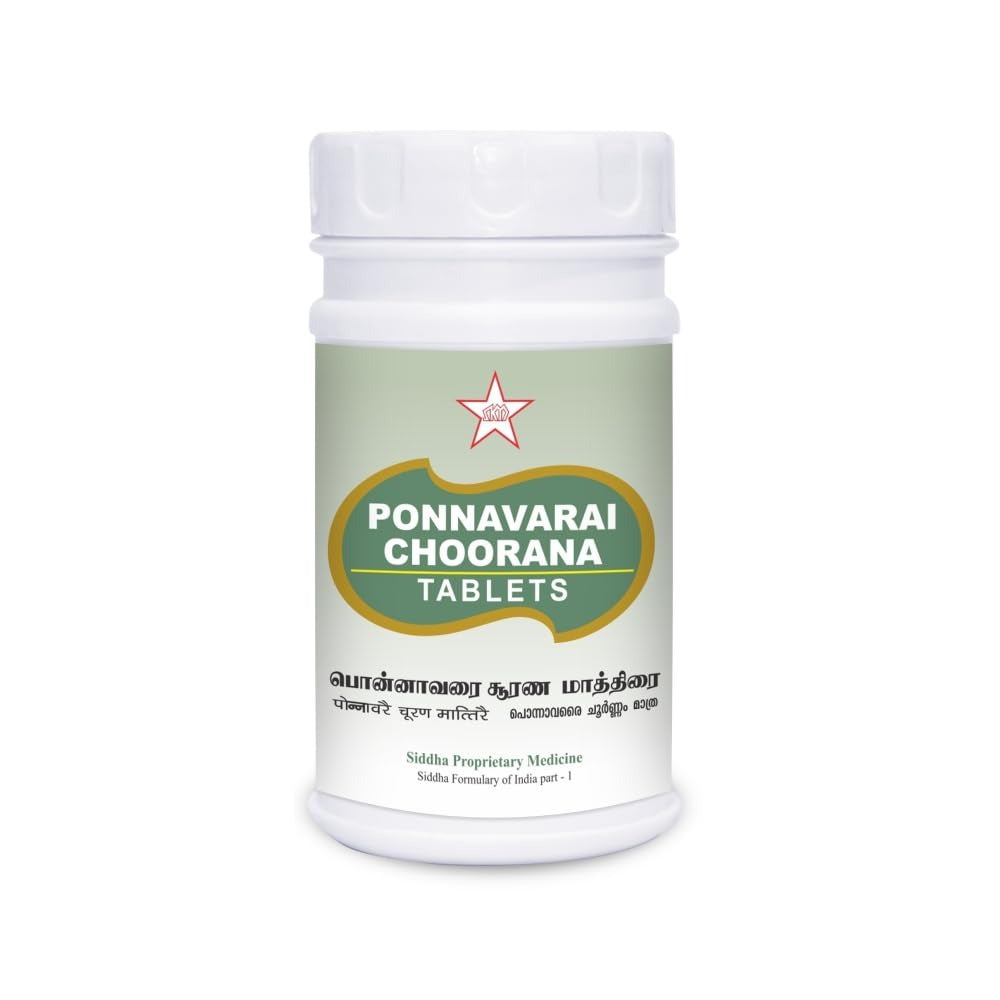Skm Ayurveda Ponnavarai Choorana Tablets 
