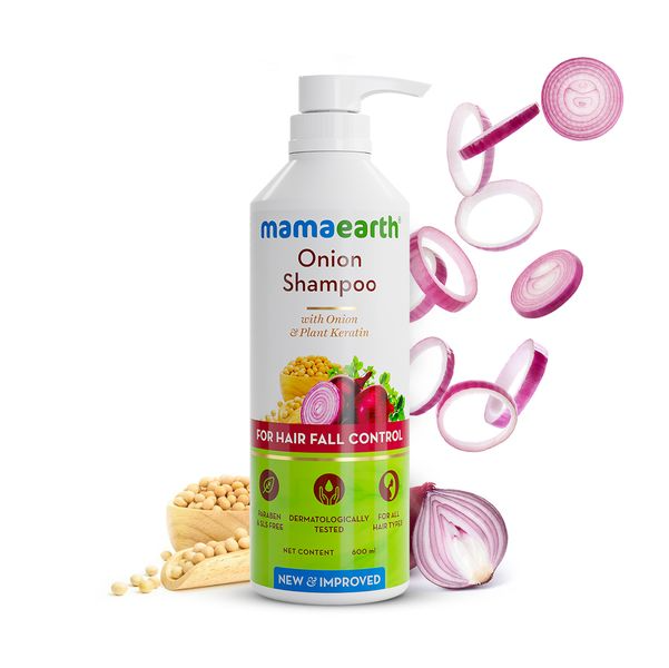 Mamaearth Onion Shampoo For Hair Fall Care - Grab2buy