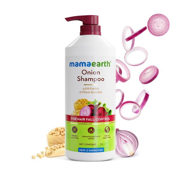 Mamaearth Onion Shampoo For Hair Fall Care - Grab2buy