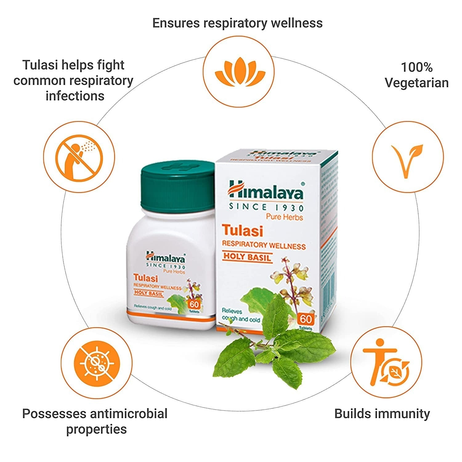 Himalaya Wellness Tulasi Respiratory Wellness 