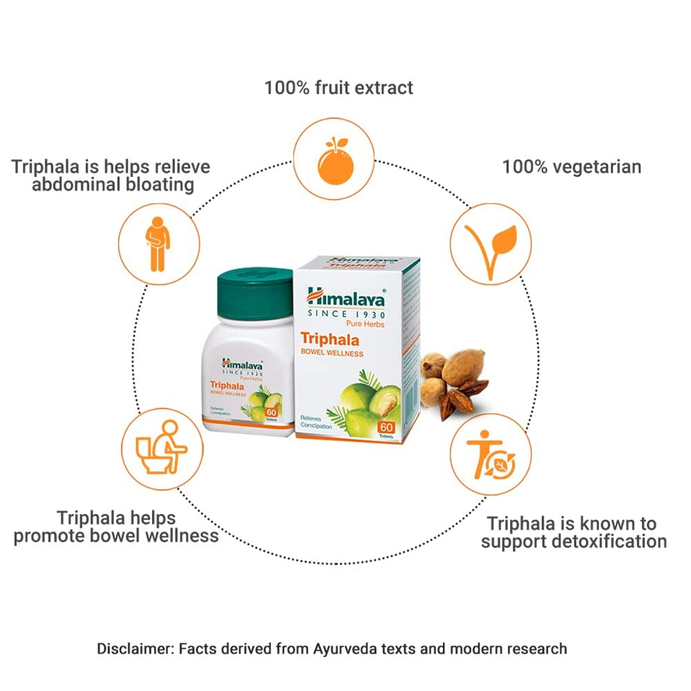 Himalaya Wellness Pure Herbs Triphala Bowel Wellness 