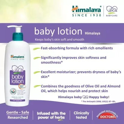 Himalaya Baby Lotion | Ayurvedic Nourishing & Moisturizing Lotion for Baby Skin 