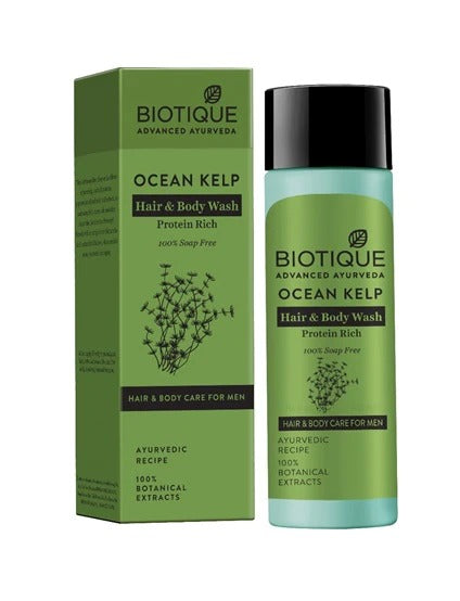 Biotique Bio Sea Kelp Protein Hair & Body Wash 100% Soap Free 