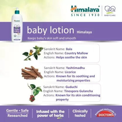 Himalaya Baby Lotion | Ayurvedic Nourishing & Moisturizing Lotion for Baby Skin 
