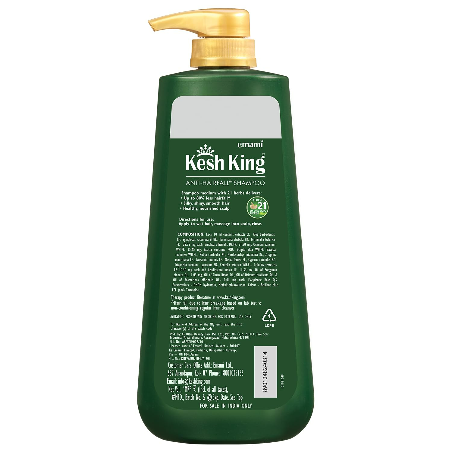 Kesh King Ayurvedic Anti Hairfall Shampoo - Grab2buy