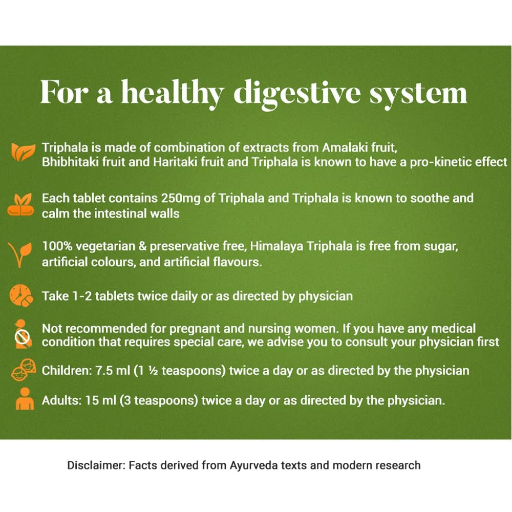 Himalaya Wellness Pure Herbs Triphala Bowel Wellness 