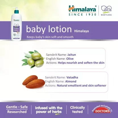 Himalaya Baby Lotion | Ayurvedic Nourishing & Moisturizing Lotion for Baby Skin 