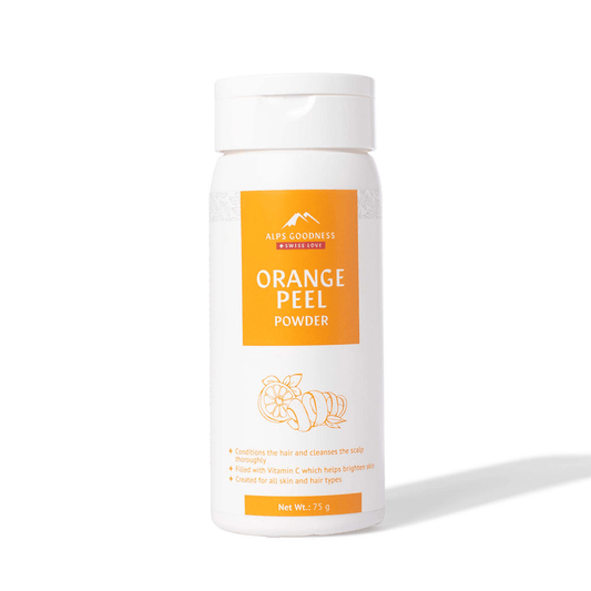 Alps Goodness Orange Peel Powder, for Hair Mask & Face Mask, Nourishes Hair Follicles, Glow Face - Grab2buy