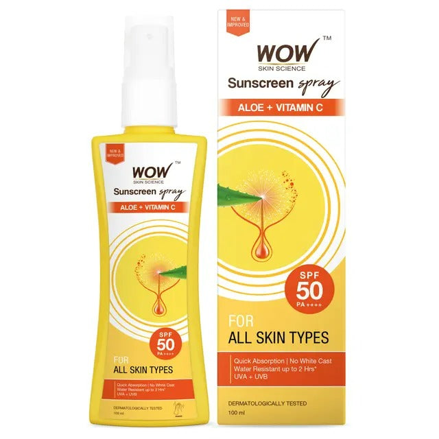 Wow Skin Science UV Sunscreen Spray SPF 50  Grab2Buy Wow Skin Science Grab2Buy