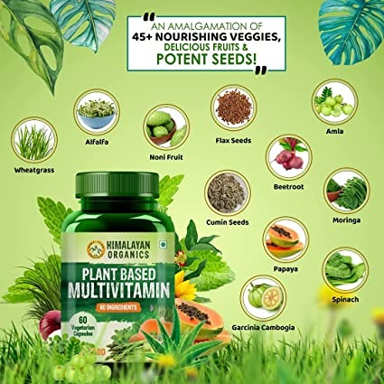 Himalayan Organics Plant Based Multivitamin Capsules - Grab2buy