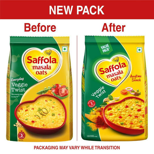 Saffola Masala Oats Veggie Twist - Grab2buy