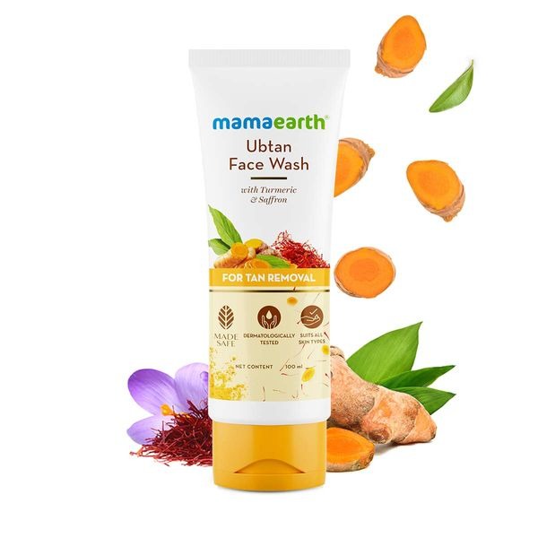 Mamaearth Ubtan Face Wash For Tan Removal - Grab2buy