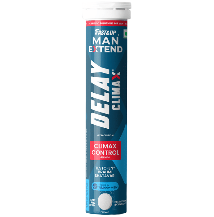Fast&Up Man Extend Effervescent Tablets - Peach Flavor 