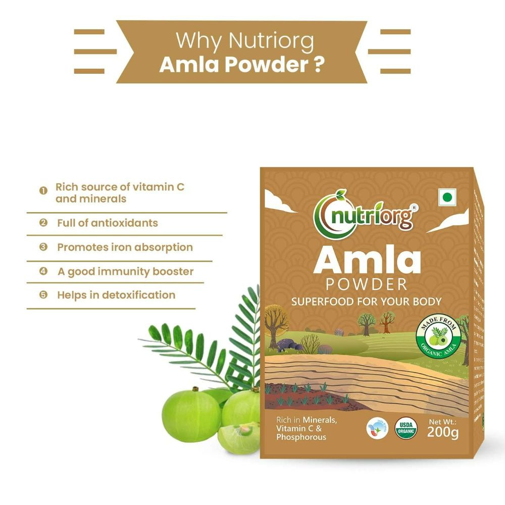 Nutriorg Certified Organic Amla Powder 
