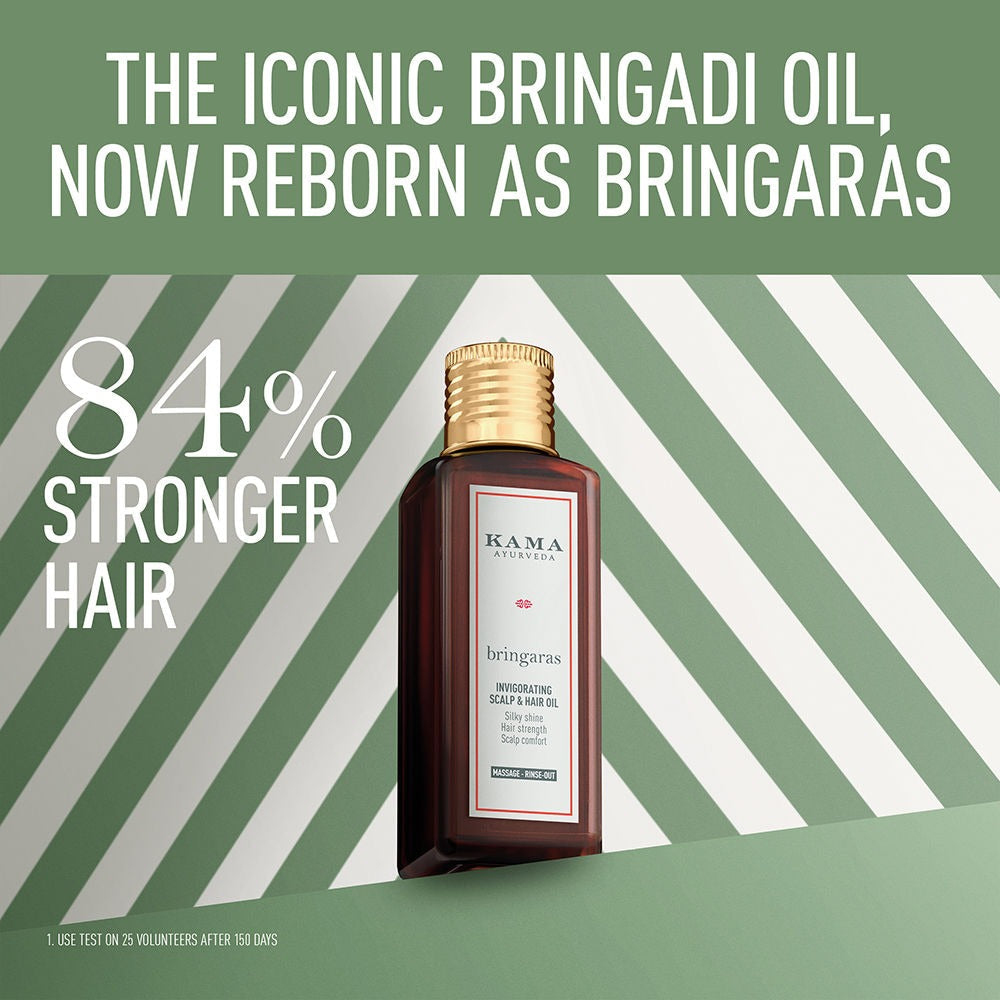 Kama Ayurveda Bringaras Invigorating Scalp & Hair Oil  Grab2Buy Kama Ayurveda Grab2Buy