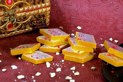 Ghasitaram Pure Kesari Kaju Katli Sweets 