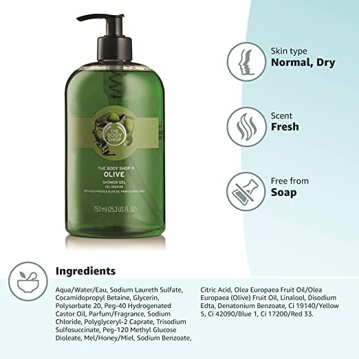 The Body Shop Olive Bath Shower Gel  Grab2Buy The Body Shop Grab2Buy