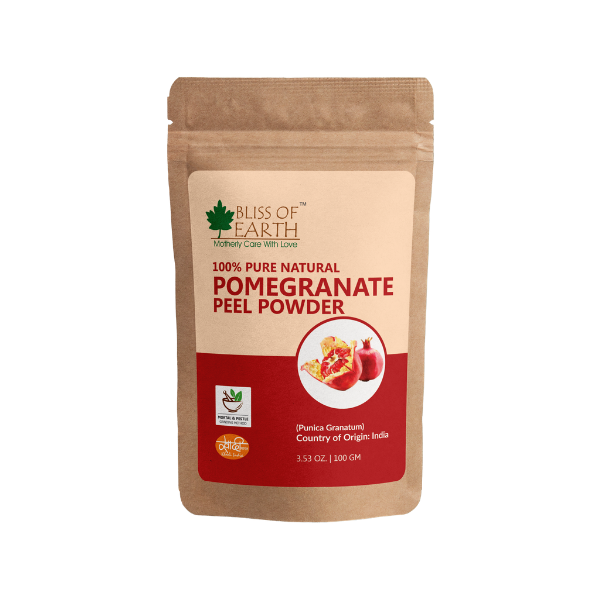 Bliss of Earth Certified Organic Pomegranate Peel Powder  Grab2Buy Bliss of Earth Grab2Buy