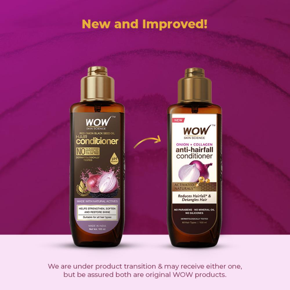 Wow Skin Science Red Onion Black Seed Oil Hair Conditioner  Grab2Buy Wow Skin Science Grab2Buy